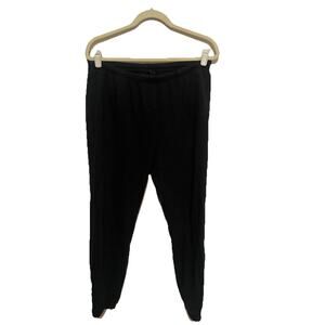 WSLY Drawstring Sweatpant Joggers‎ in Black Size Large